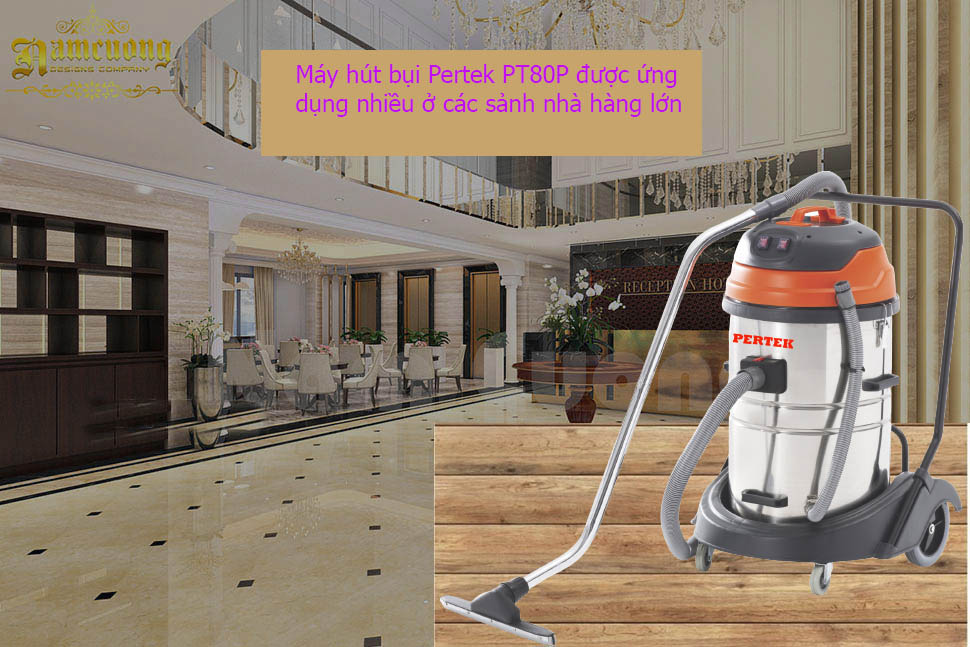 Máy hút bụi công nghiệp Pertek PT70P